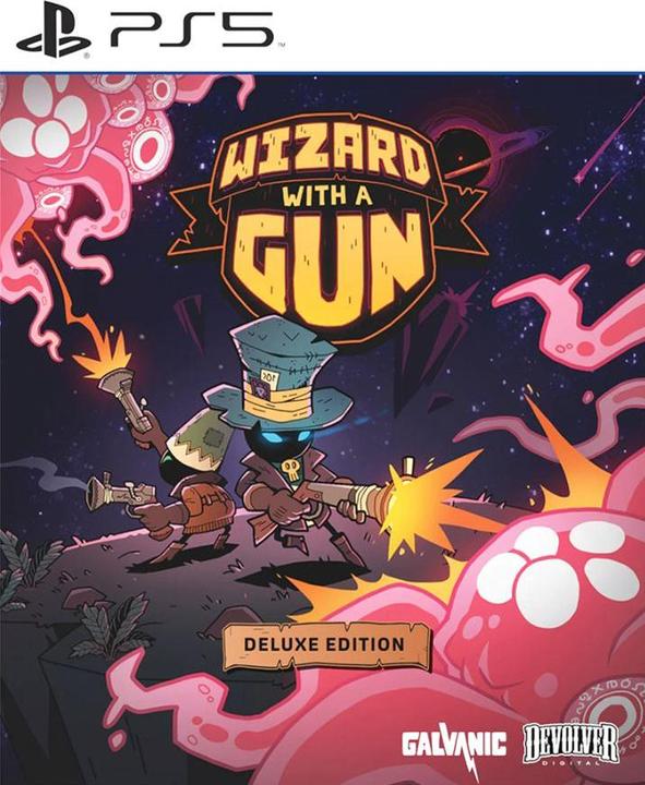 Actual product image Devolver Wizard with a Gun (Deluxe Edition) - Sony PlayStation 5 - Survival - PEGI 7 (PS5, DE)