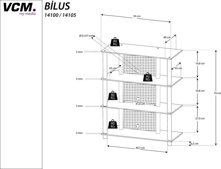 Actual product image VCM Bilus (59 x 48 x 70 cm)