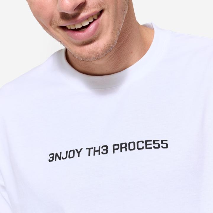 Actual product image Domyos T-Shirt Herren Baumwolle Regular - weiss (XL)