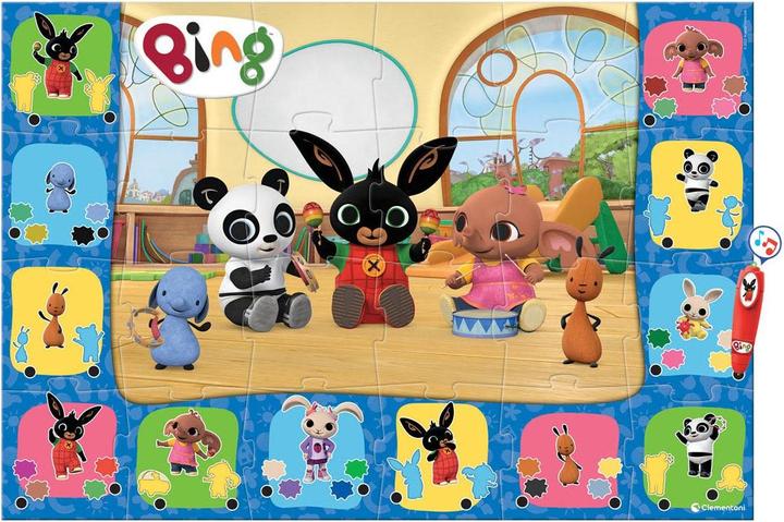 Actual product image Clementoni Floor puzzle large interactive - Bing (24 pieces)