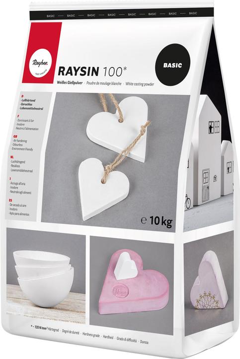 Actual product image Rayher Gie powder Raysin 100, white, bag