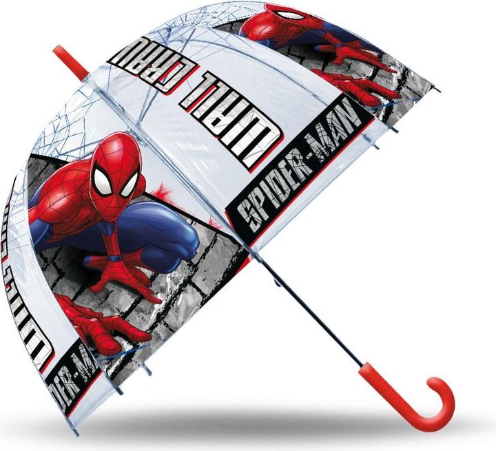 Kids Euroswan Regenschirm MARVEL Spider-Man transparent Ø46cm