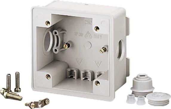 Mennekes MEN 40369 Flush-mounted box with accessories for CEE surface-mounted socket outlets