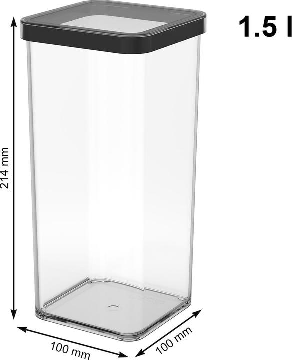 Actual product image Rotho Set of 5 premium tins LOFT