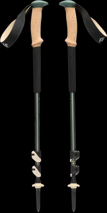 Actual product image Black Diamond Trekkingst?cke Trail Cork (gr?n/beige, 1 Paar, 100-140 cm) (140 cm)