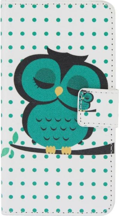 Produktbild König Design Handyhülle Tasche für Handy Nokia Lumia 730 Dicke Eule auf Ast (Nokia Lumia 730)