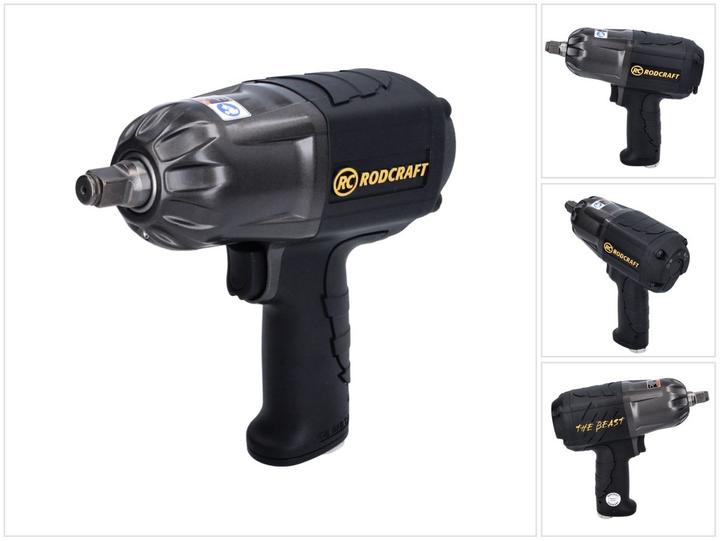Immagine prodotto Rodcraft RC2277 Avvitatore ad impulsi 1300 Nm 1/2" ( 8951000349 ) - 1/4 " Filetto di collegamento (Aria compressa)