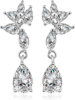 Produktbild Beneto Stunning silver earrings with zircons AGUP863L (L)