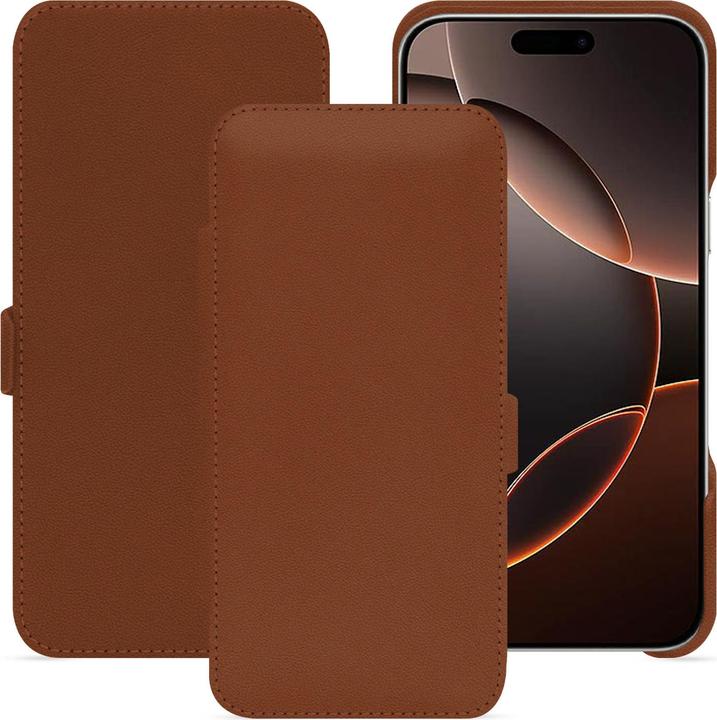 Actual product image Noreve Horizontal leather flap shell (Apple iPhone 16 Pro)