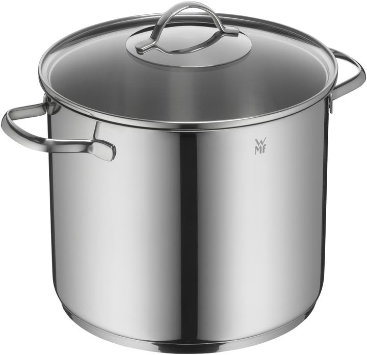 Produktbild WMF Kochtopf Gemüse- Suppentopf Induktion gross 24cm 8,8l Provence Plus Edelstahl (24 cm, Kochtopf, Edelstahl)