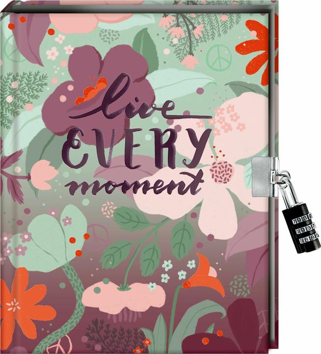 Actual product image Diary: Live every moment Handlettering (German)