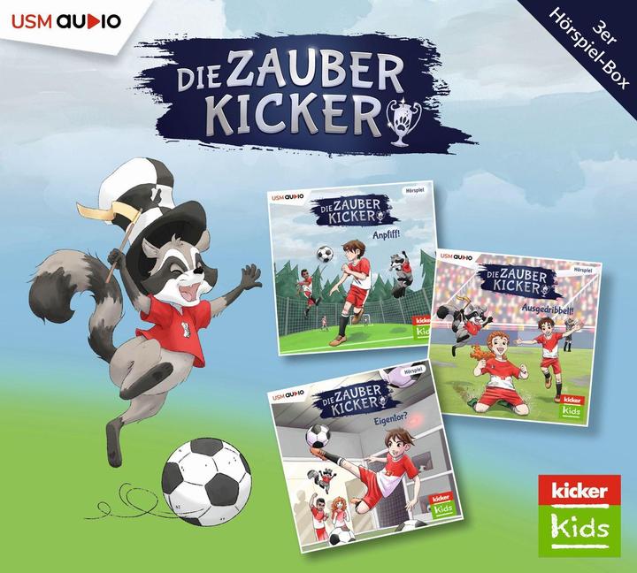 Image du produit Le coffret audio Zauberkicker épisodes 1-3 (3 CD audio) (Benjamin Schreuder, Fabian Lenk, Allemand)