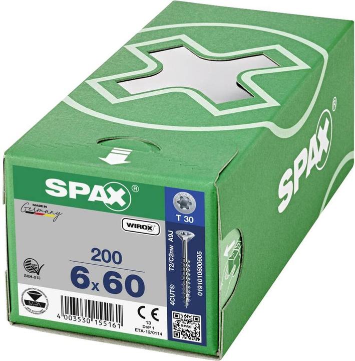 Actual product image Spax Chipboard screws (200 Screws per piece)