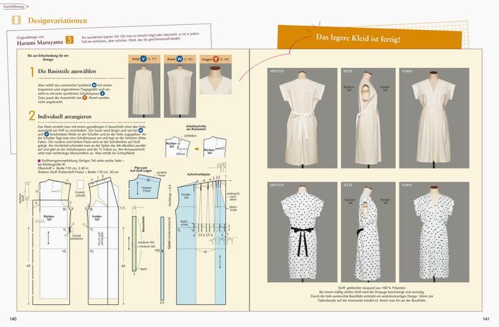 Produktbild Kleid-Grundschnittvariationen (Deutsch, Harumi Maruyama, 2023)