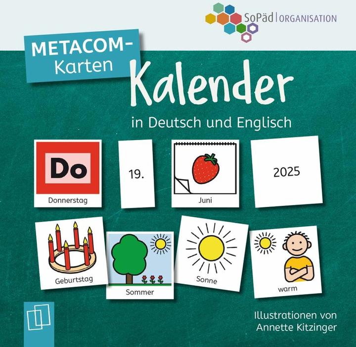 Immagine prodotto Schede METACOM: Calendario in tedesco e (150 x 150 mm, Tedesco)