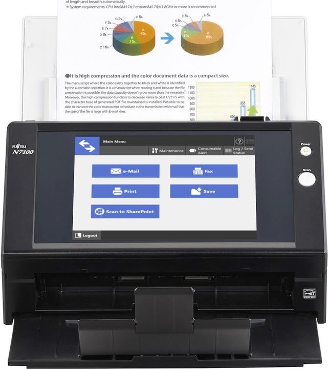 Actual product image Fujitsu N7100 (USB, Ethernet)
