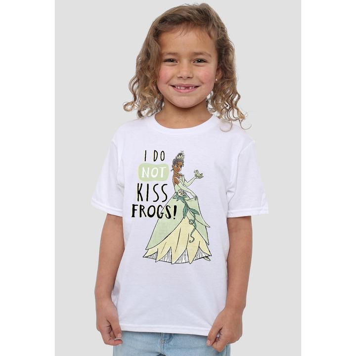 Actual product image Disney Princess Childrens/Kids Does Not Kiss Frogs Tiana T-Shirt (116)