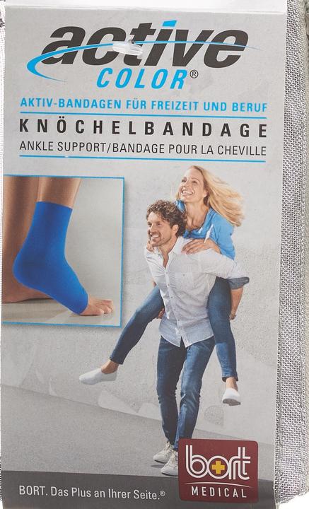 Actual product image Bort Medical ActiveColor ankle brace M -23cm blue (M)