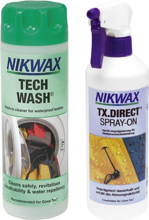Produktbild Nikwax Tech Wash + TX Direct Spray 2 x 300 ml (2 x, 300 ml)