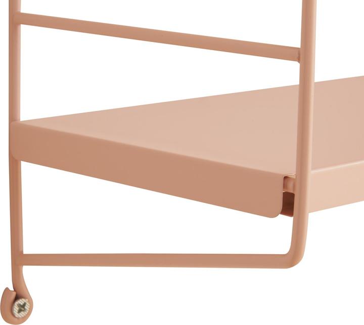 Immagine prodotto En.Casa Set di 3 mensole da parete modulari Strängnäs color salmone