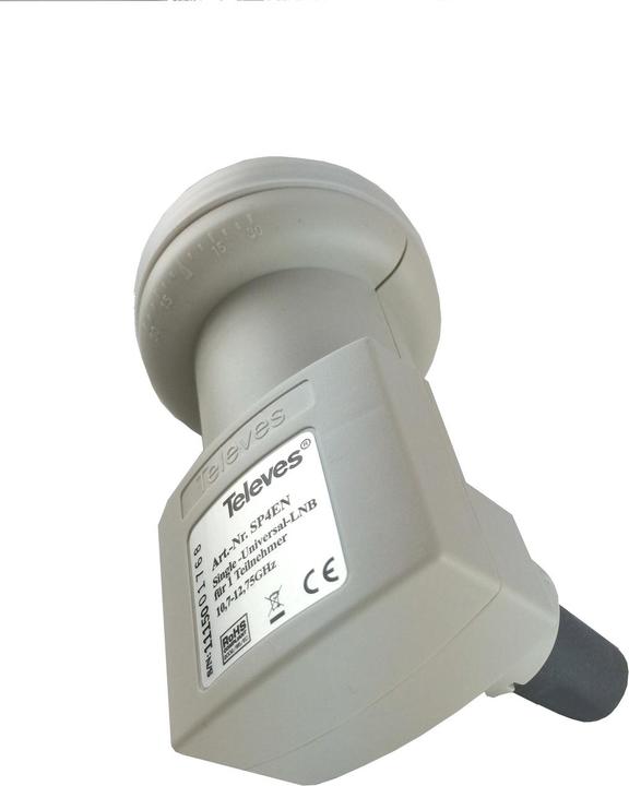 Actual product image Televes Preisner SP4EN 10.7 (Single LNB, 40mm)