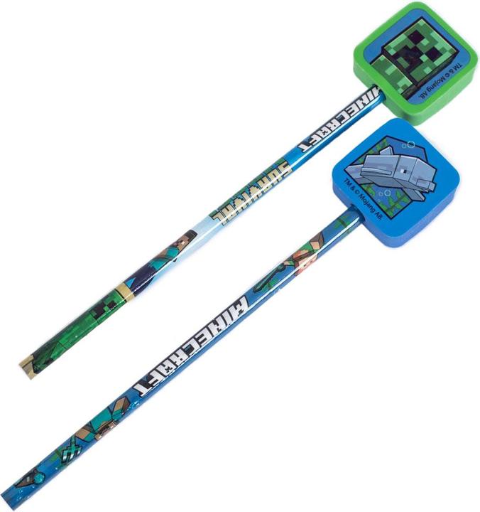 Produktbild Minecraft Bleistift mit Aufsatz Set 2erPack (2 x)