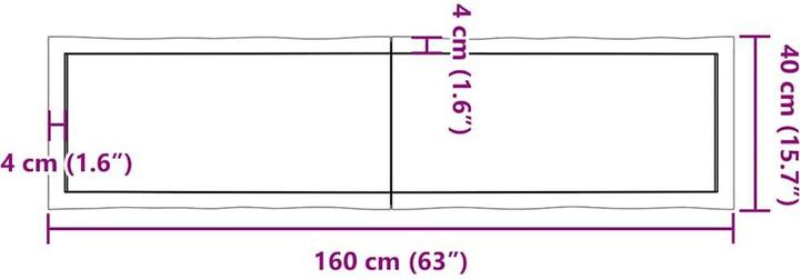 Produktbild VidaXL Aneta (160 x 40 x 6 cm)
