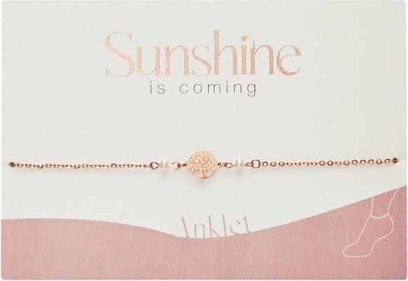 Actual product image HCA Anklet,Sunshine,Freshwaterz.607415 (Stainless steel, 27 cm)