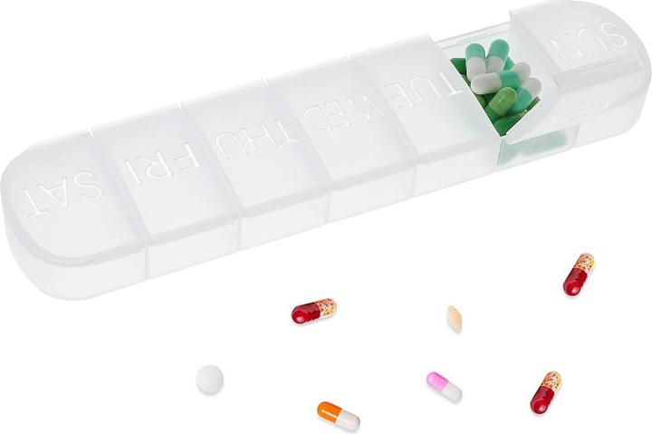 Produktbild Cbx Tablettenbox 7 Tage, Pillendose für eine Woche mit grosser Kapazität, handliche Medikamentenbox