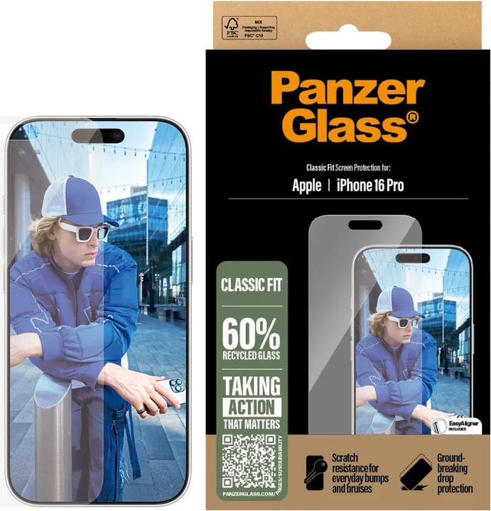 Actual product image PanzerGlass Ultra-Wide Fit (1 Piece, LG G4 Pro)