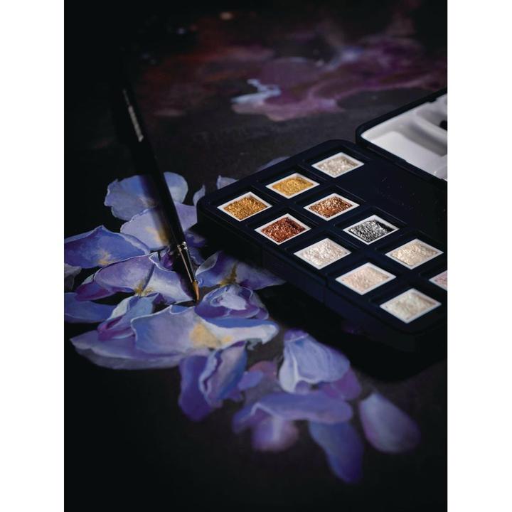 Actual product image Van Gogh Watercolour Pocketbox Metallic 12 (Multicoloured)