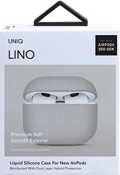 Produktbild Uniq etui Lino AirPods 3 gen. Silicone beżowy/beige (Kopfhörer Tasche)