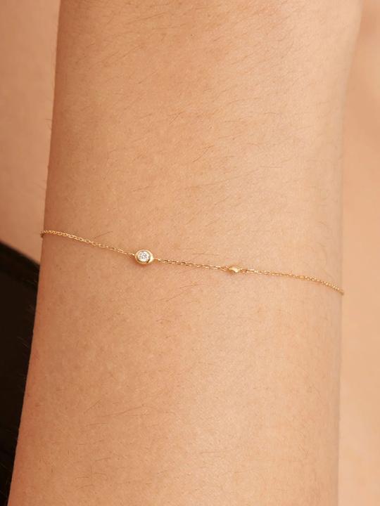 Produktbild Ania Haie BAU004-01YG Magma Wave Armband Damen Gold 14K (18.50 cm, Gelbgold 14K)