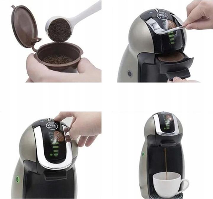Immagine prodotto Ruhhy Capsule di caffè riutilizzabili - confezione da 6 (6 x Porta.)