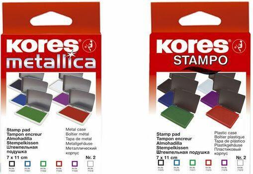 Actual product image Kores STAMPO stamp pad size 2
