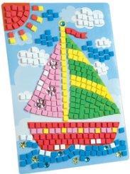 Image du produit Folia Mosaïque en caoutchouc mousse "Bateau", 405 pièces