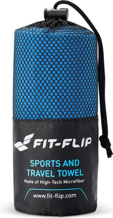 Produktbild Fit-Flip Mikrofaser Handtuch schnelltrocknend mit Tasche 100x200cm (100 x 200 cm)