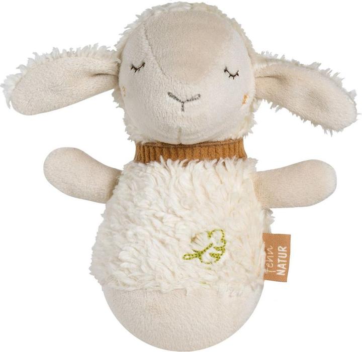 Actual product image Fehn Rasseln & Greiflinge Steh-auf-Figur NATUR - Schaf