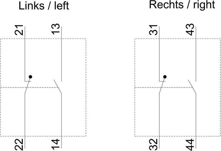 Image du produit Siemens Aux switch block,1NO+1NC,S0-S12