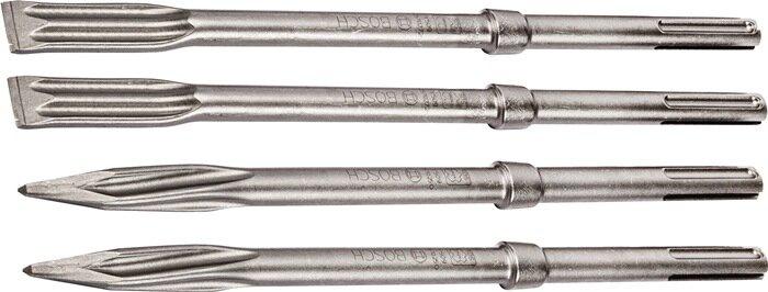 Produktbild Bosch Professional Zubehör PRO SDS max-5C Meissel-Set, Spitzmeissel 400 mm, Flachmeissel 25 x 400 mm, 2+2-tlg. (400 mm)