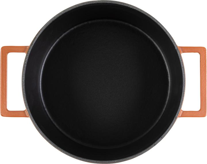 Actual product image Sambonet Terra Cotta Cotto Curry Roaster, 24.5 cm (24.24 cm, Casserole + Stewpot, Cast iron)