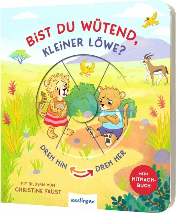 Actual product image Dreh hin – Dreh her: Bist du wütend, kleiner Löwe? (German, Anja Kiel, Christine Faust, 2024)