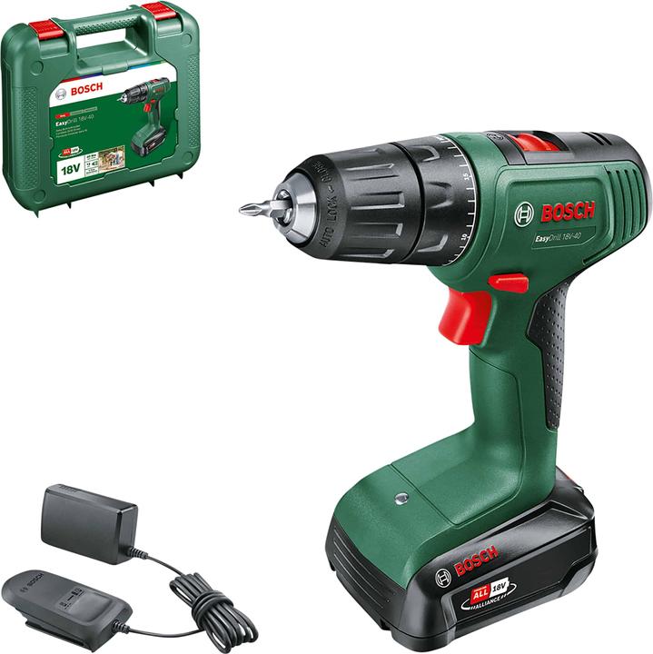 Bosch Home & Garden EasyDrill 18V-40 (Rechargeable battery operated)