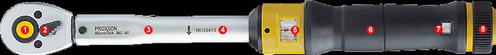 Image du produit Proxxon MicroClick (3/8", 12 Nm, 60 Nm)