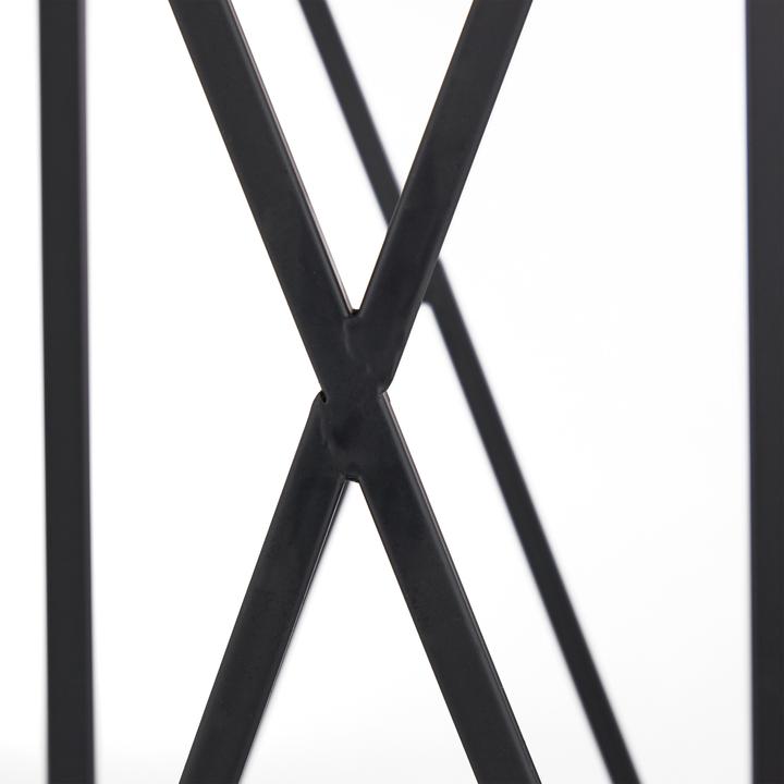 Image du produit Relaxdays Étagère à bois pour cheminée (34 x 25 x 80 cm)