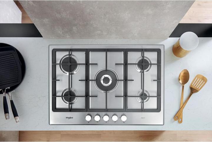 Immagine prodotto Whirlpool GMR 7522/IXL piano cottura Acciaio inossidabile Da incasso Gas 5 Fornello(i)