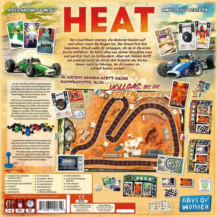 Actual product image Days of Wonder Heat (German)