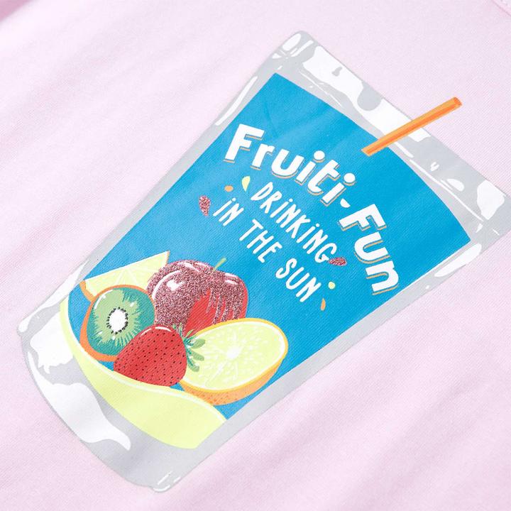 Produktbild VidaXL Kinder-T-Shirt Zartrosa 128,Material: 95 % Baumwolle. 5 (128)