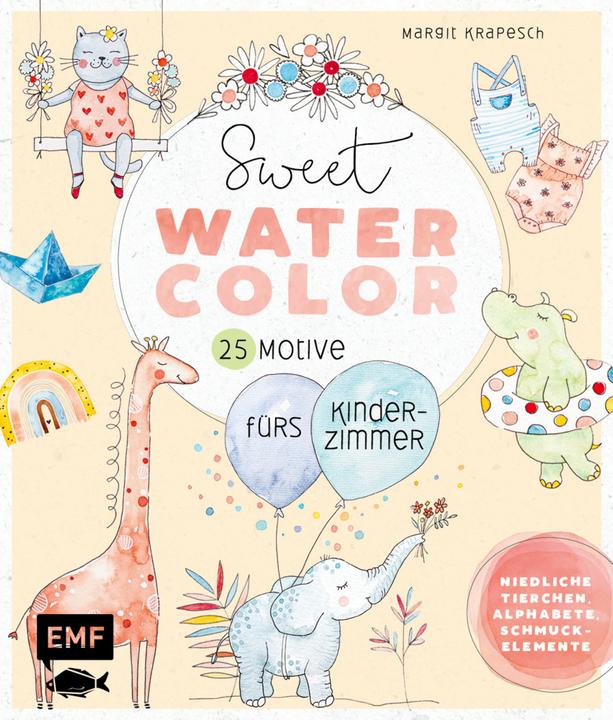 Produktbild Sweet Watercolor – 20 Motive fürs Kinderzimmer malen
