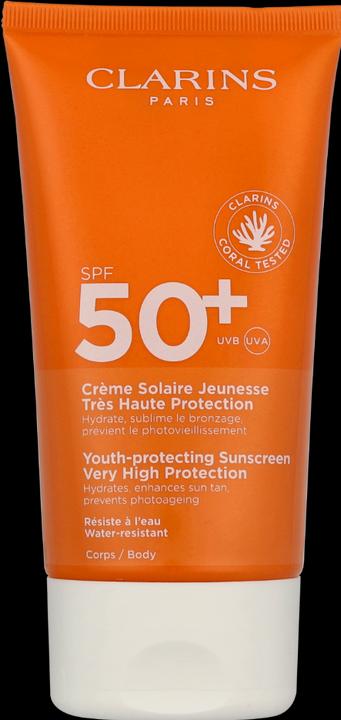 Produktbild Clarins Solaires Crême pour le Corps Sun Protection Factor 50 + (re) (Sonnencreme, SPF 50, 150 ml)